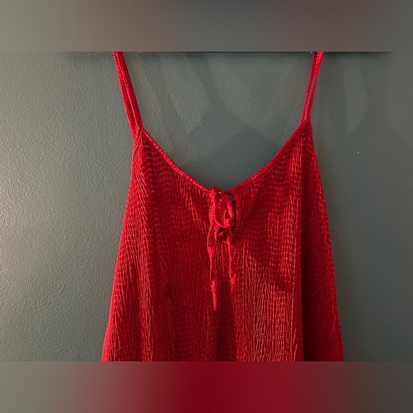 Vintage Dreamwear Red Slip Dress/Night Gown - Picture 10 of 10
